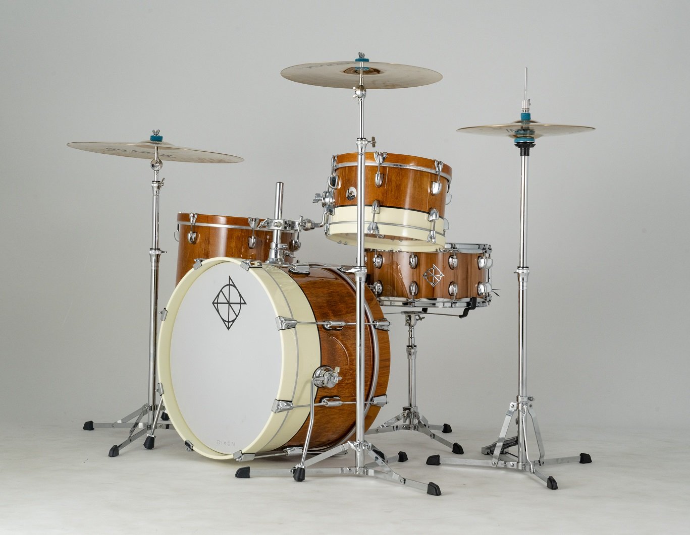 Dixon Podl320Bwn - Shell Kit - Finitura Natural W/Pearl White Laquer
