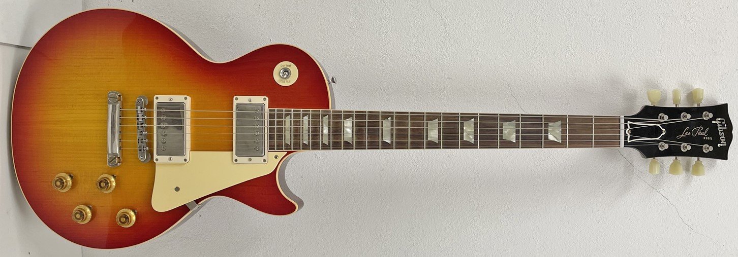 Gibson Les Paul '58 Standard Washed Cherry Burst Vos Nh
