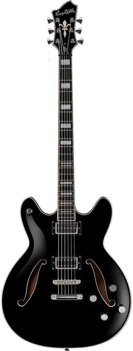 Hagstrom Viking Dlx Baritone Blk