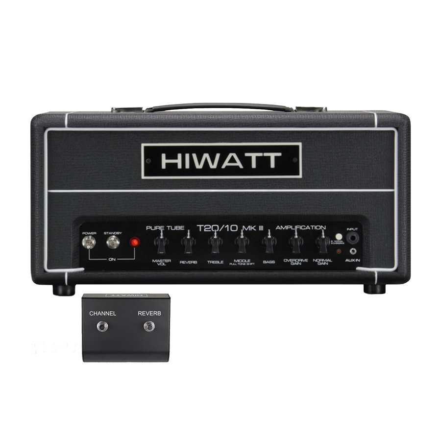 Hiwatt T20/10 Head Testata Valvolare 20/10 W