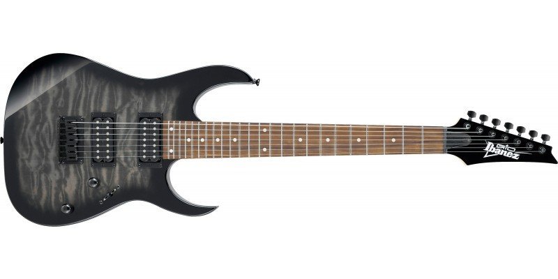 Ibanez Grg7221Qa-Tks Black Sunb.