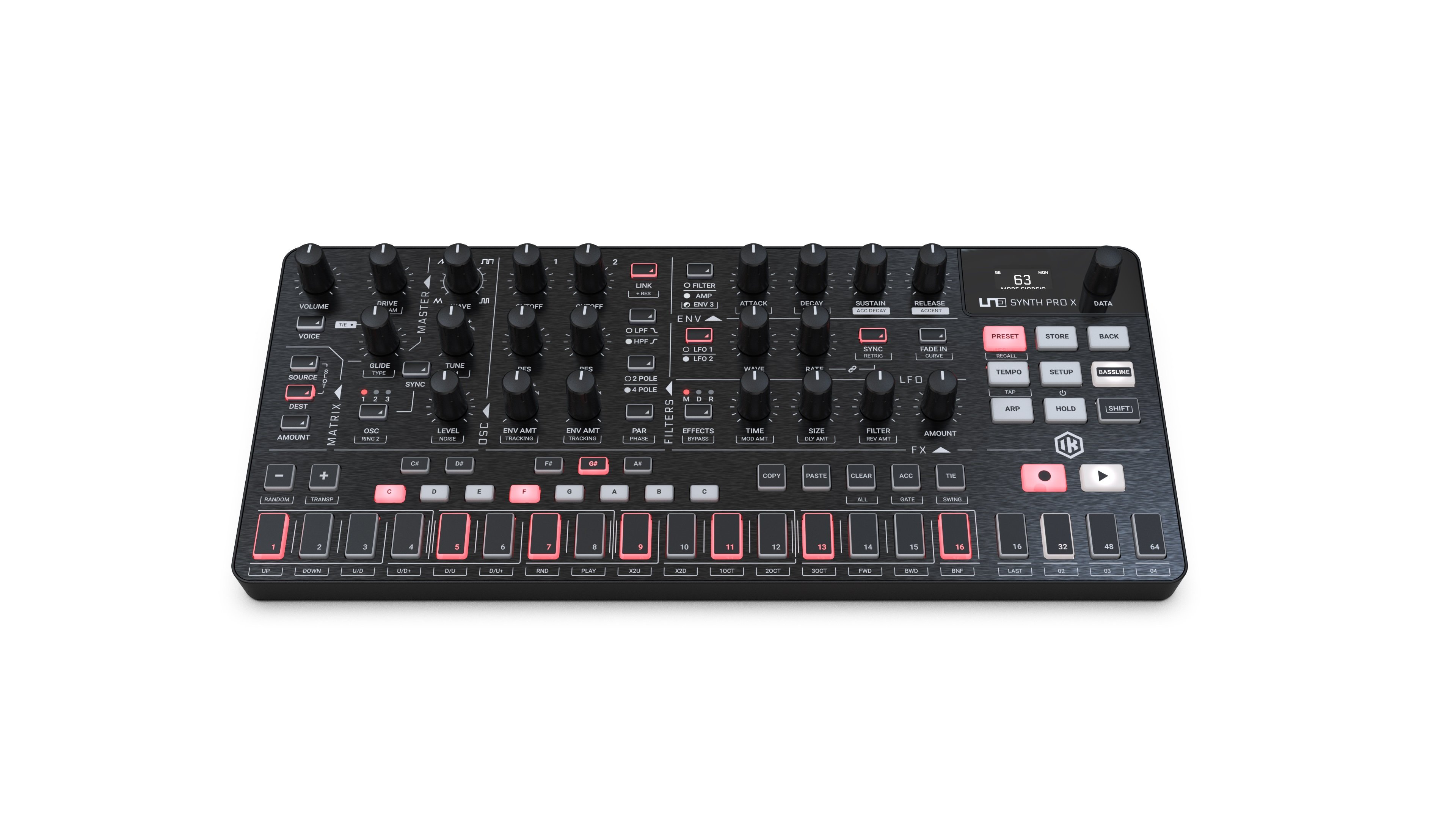 Ik Multimedia Uno Synth Pro X - Sintetizzatore Analogico Portatile - Soundoria Ik Multimedia Uno Synth Pro X - Sintetizzatore Analogico Portatile