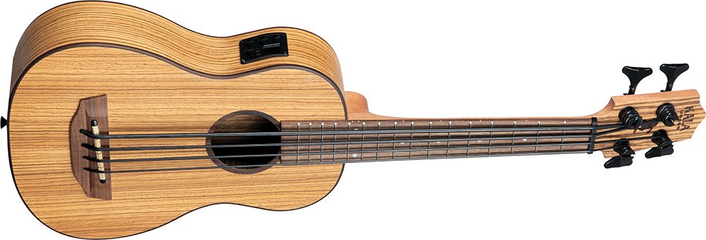 Kala Ubass-Zeb-Fs - U-Bass Zebrawood Elettrificato - C/Borsa