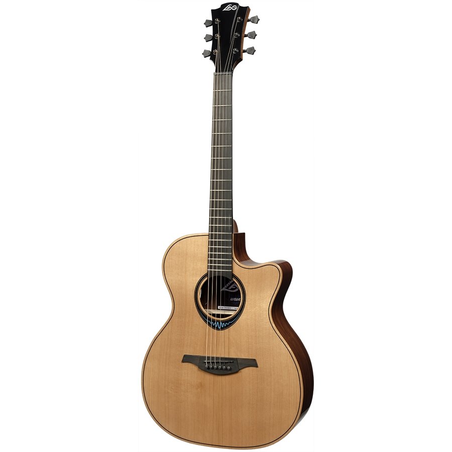 Lag Bluewave Tbw2Ace Chitarra Acustica Smart Auditorium Cutaway