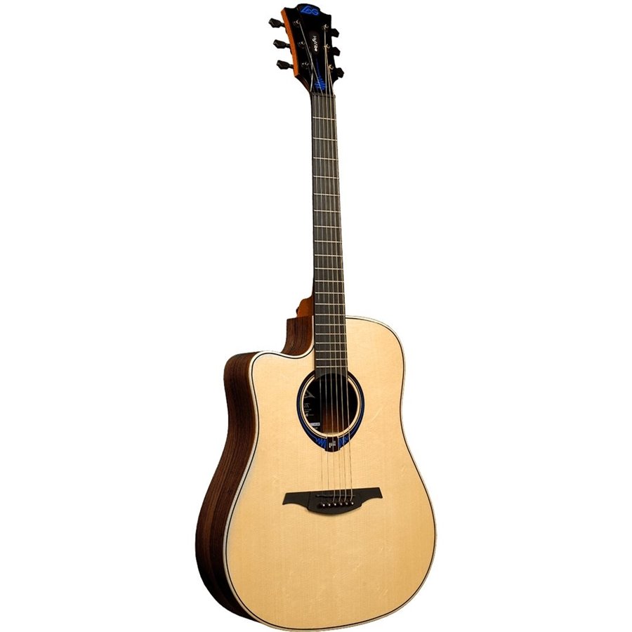 Lag Hyvibe 30 Hyvibe 30 Tlhv30Dce Chitarra Acustica Smart Dreadnought Cutaway Mancina