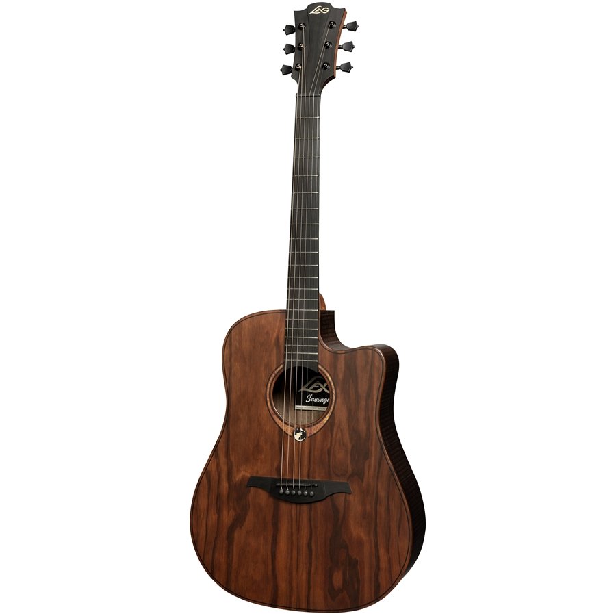 Lag Sauvage-Dce Chitarra Acustica Dreadnought Cutaway Eq