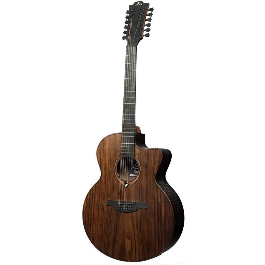 Lag Sauvage-J12Ce Chitarra Acustica 12 Corde Jumbo Cutaway Eq