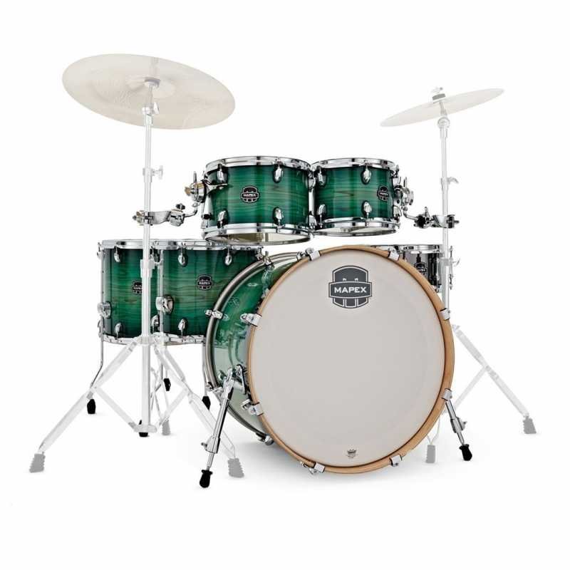 Mapex It Ar628Sfefg Armory Studioease Fast Extra Deep Bass 6 Pezzi Emerald Burst