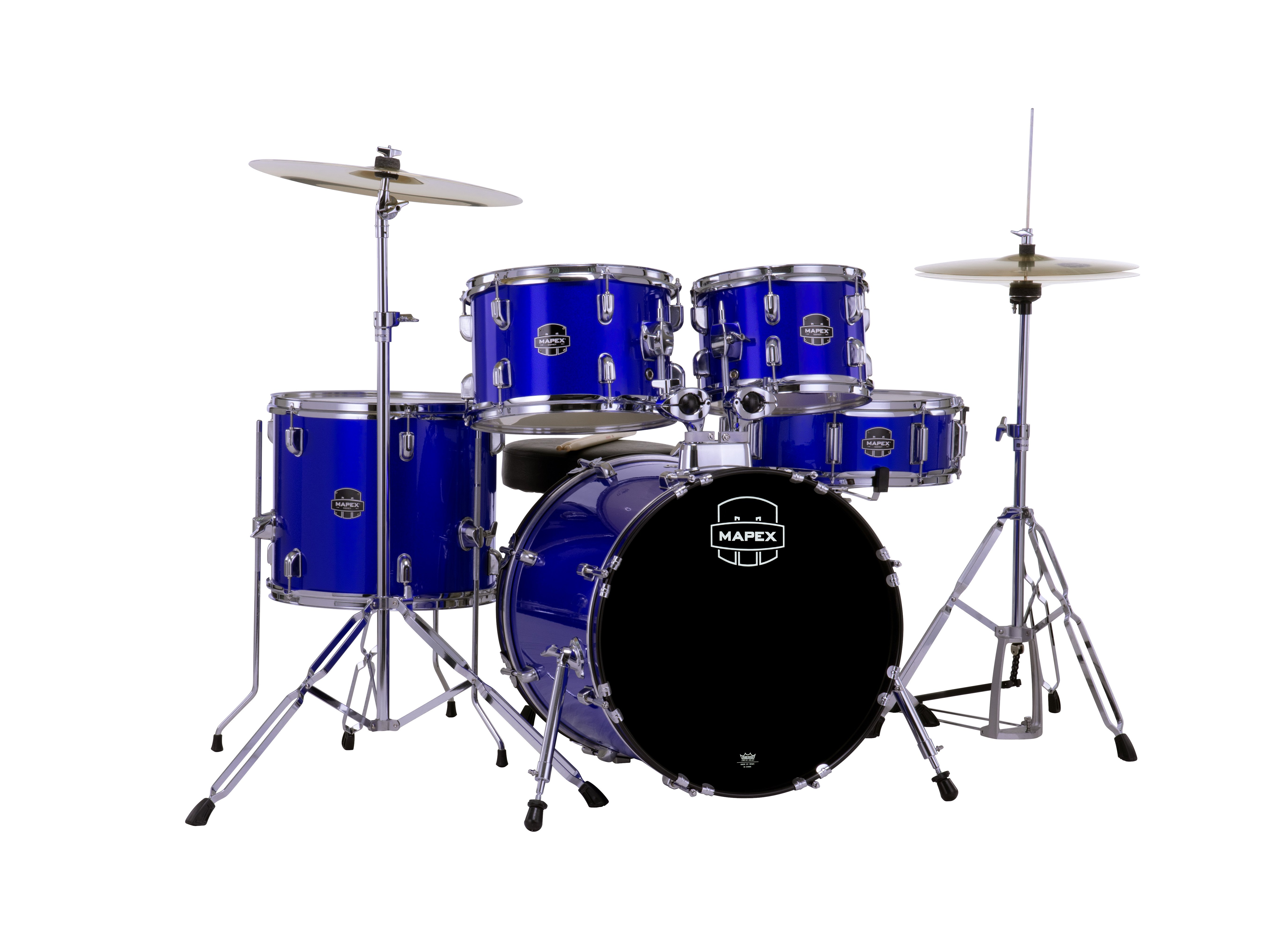 Mapex It Cm5844Ftcib Comet Student 5 Pezzi Indigo Blue Con Piatti