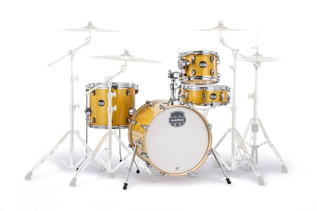 Mapex It Ma486Syd Mars Birch Be Bop 4 Pezzi Sunflower Sparkle