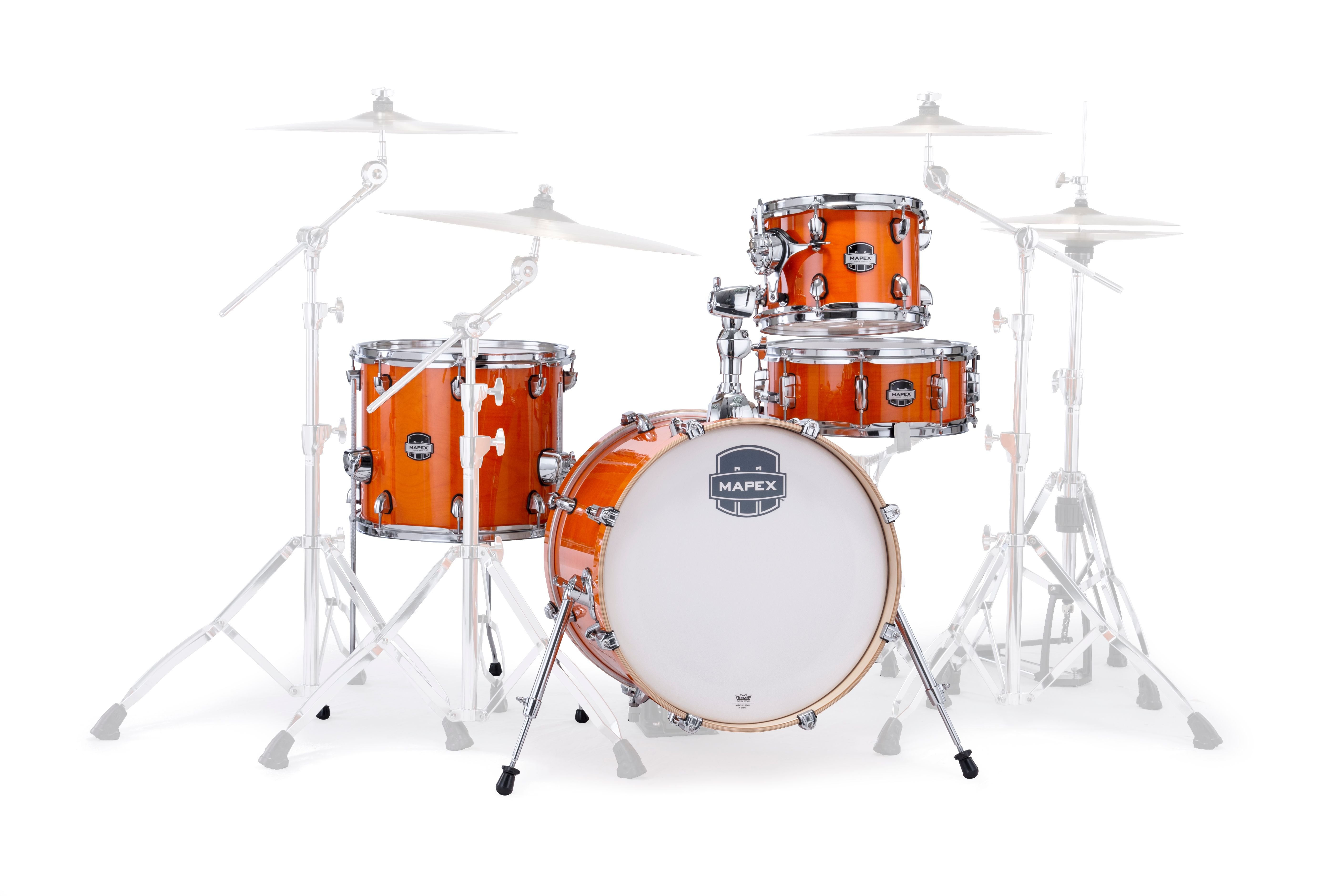 Mapex It Mm486Sog Mars Maple Be Bop 4 Pezzi Glossy Amber