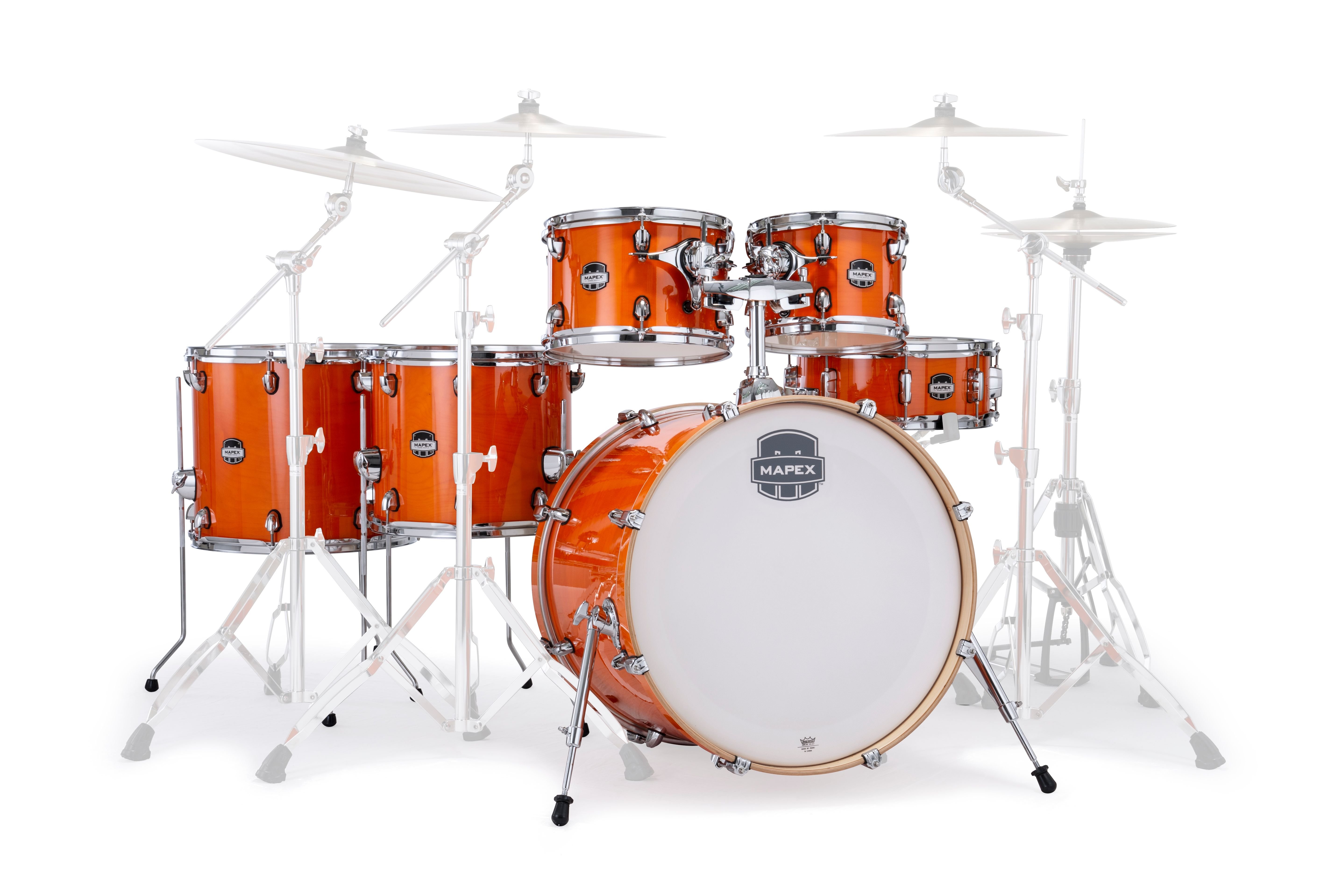 Mapex It Mm628Sfuog Mars Maple Studioease 6 Pezzi Glossy Amber