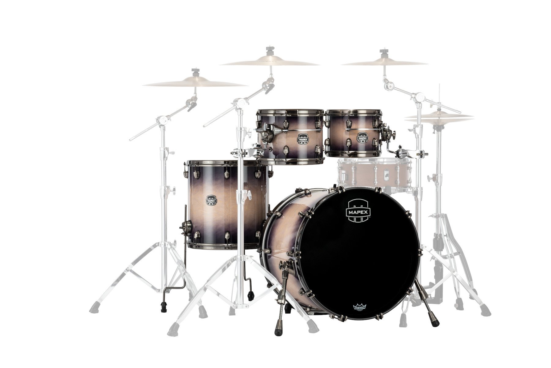 Mapex It Se529Xbbpz Saturn Evolution Birch Rock 4 Pezzi Exotic Violet Burst