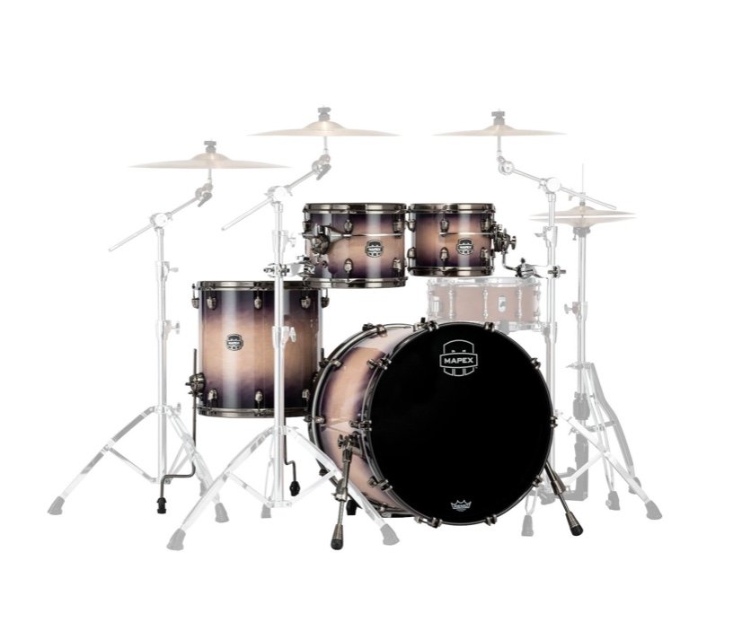 Mapex It Se529Xmbpz Saturn Evolution Maple Rock 4 Pezzi Exotic Violet Burst