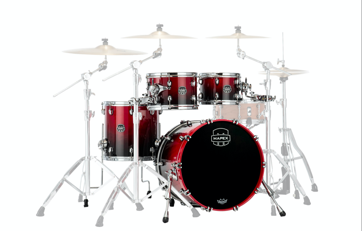Mapex It Sr504Xrq Saturn New Fusion 4 Pezzi Scarlet Fade