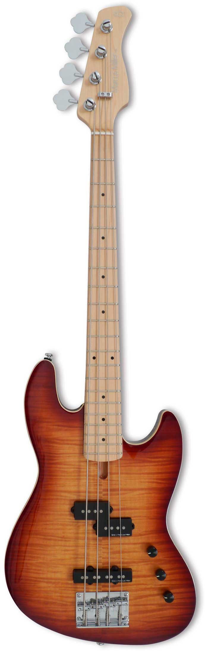 Marcus Miller U5 Alder-4 Tobacco Sunburst