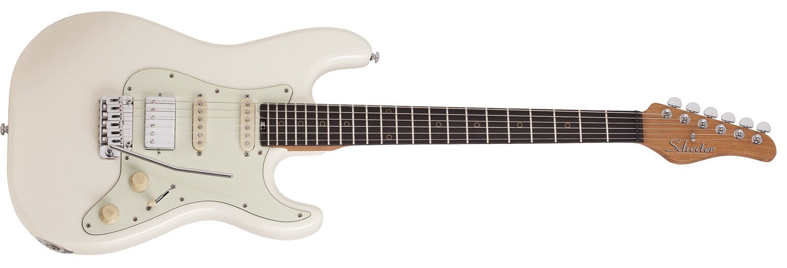 Schecter Nick Johnston Traditional Hss Atomic Snow - Soundoria Schecter Nick Johnston Traditional Hss Atomic Snow